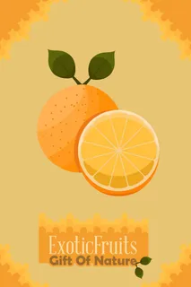 自然风景动物植物扁平矢量插画