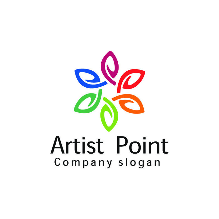 图标标识标志立体几何图形企业商标VI品牌LOGO设计模板AI矢量素材