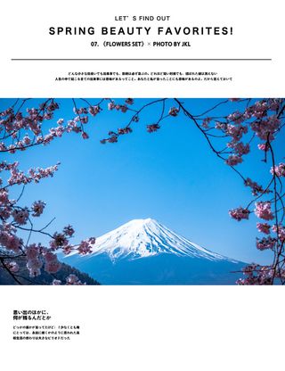 文艺清新海报模板日系排版12