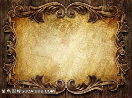 高清复古花纹边框素材图片下载