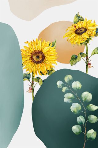 轻奢唯美三联画