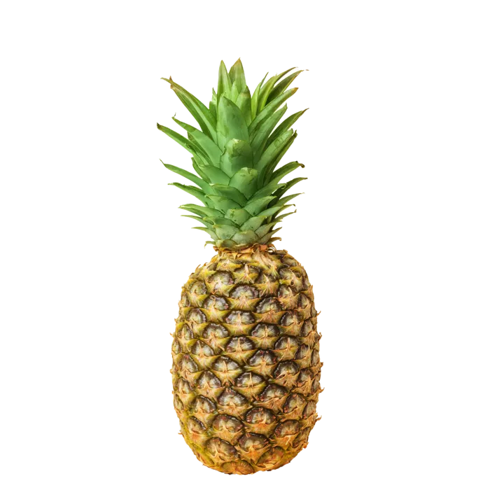 凤梨 (7)水果超市商品白底图免抠实物摄影png格式图片透明底