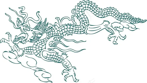 传统艺术龙素材图片
