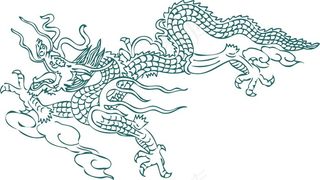 传统艺术龙素材图片