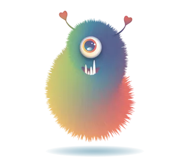 小怪兽独眼兽卡通