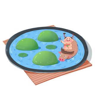 清明清明节创意插画元素