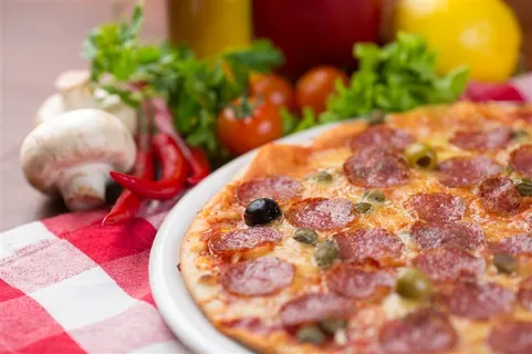 披萨特写高清图片