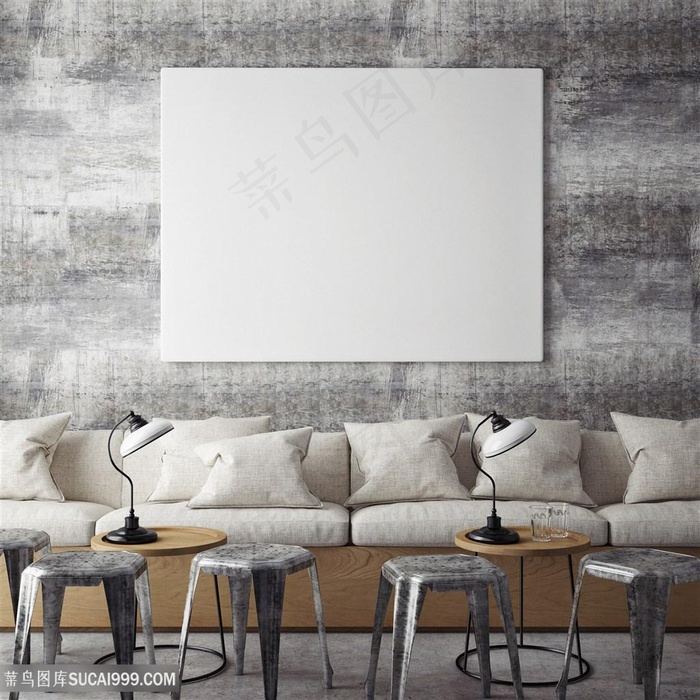 家装空白装饰画设计高清图相框图片