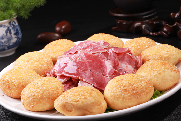 金饼羊肉垛 (1)