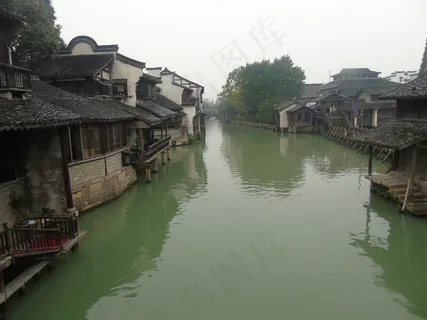 浙江桐乡乌镇烟雨风景 浙江桐乡乌镇烟雨风景