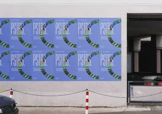 高端户外海报样机