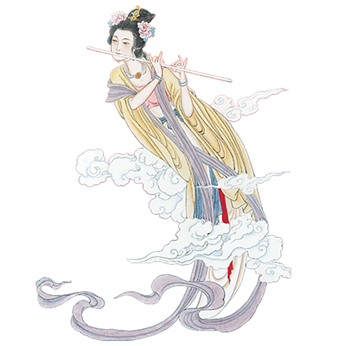 中国古风元素仙女