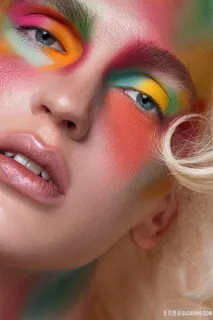 化妆品模特美容