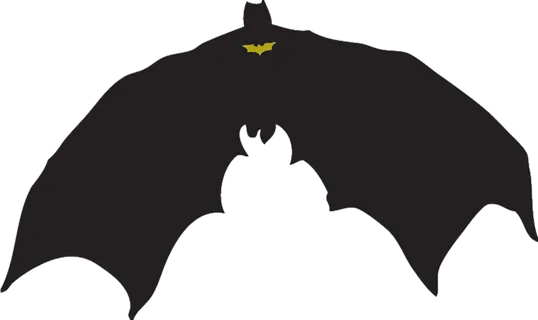 蝙蝠卡通素材简笔