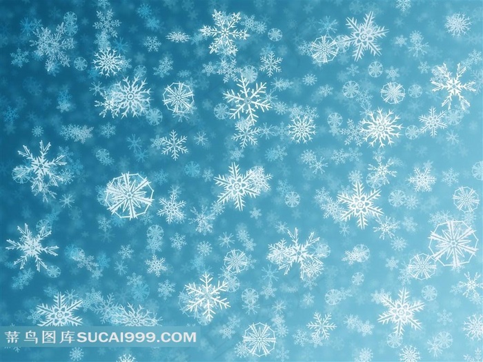 高清圣诞节雪花花纹背景图片下载