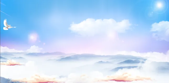 远山蓝天背景图 远山蓝天背景图
