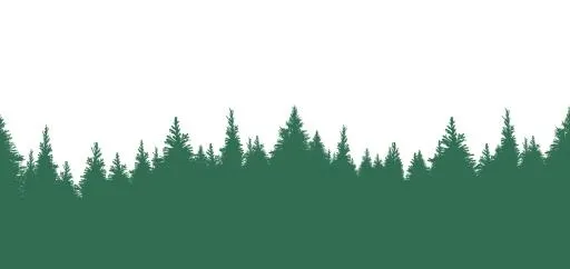 森林 PNG免抠(1370x650)