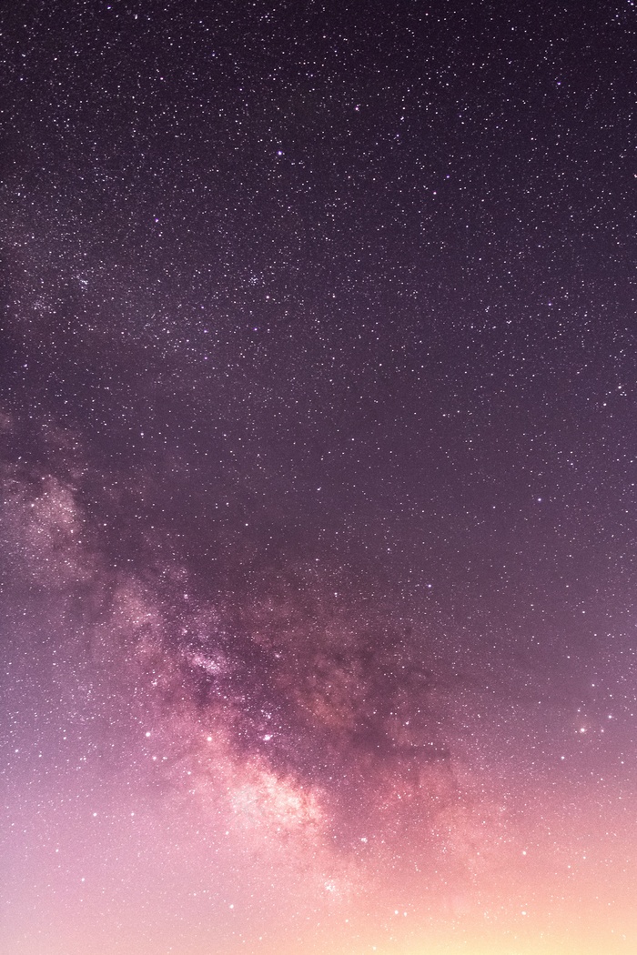 紫色星空浪漫紫色星夜