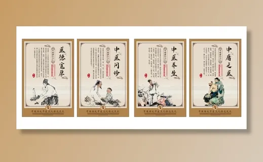 中医展板文化墙