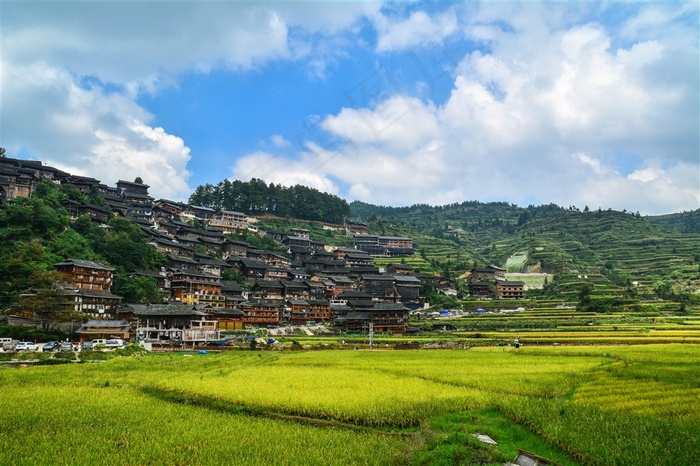 唯美苗寨风景