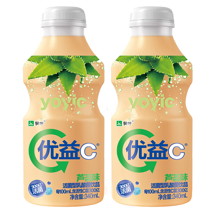 蒙牛优益C1超市商品白底图免抠实物摄影png格式图片透明底