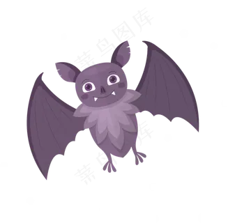 万圣节节日元素蝙蝠