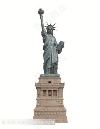 美国自由女神像素材图片