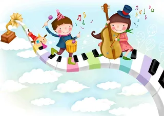 卡通儿童房背景墙壁纸壁画壁布