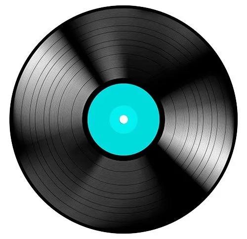 黑胶唱片 PNG免抠(500x484)