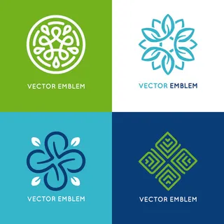 手绘Logo标志素材