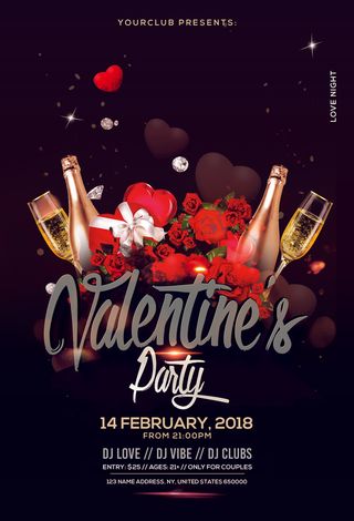 2.14情人节爱情psd模式