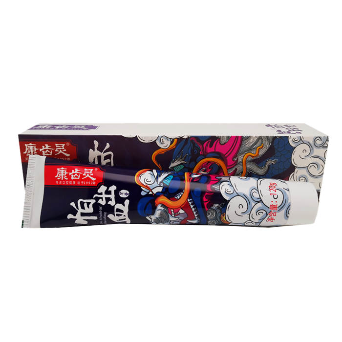 康齿灵牙膏 (2)超市商品白底图免抠实物摄影png格式图片透明底