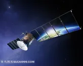 反射出地球风光的卫星图片