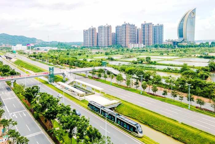 高明园氢能源有轨电车