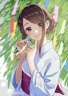 日本甜美温柔穿和服的女生动漫图片 日本甜美温柔穿和服的女生动漫图片