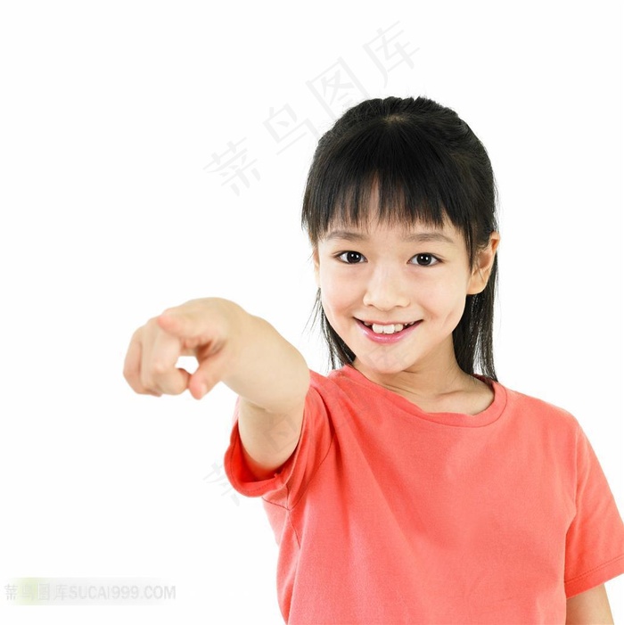 伸手的女学生素材