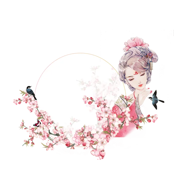 38妇女节三八女神女王粉色花朵玫瑰艺术字设计png免抠ps素材