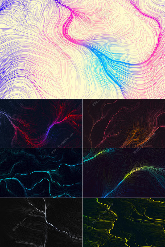 10张优雅光线背景图片