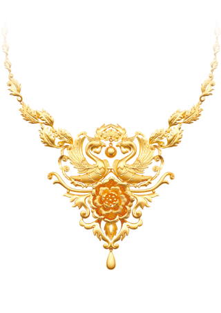 黄金珠宝首饰PNG免抠素材