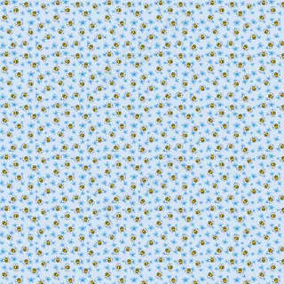 小蜜蜂平铺浅蓝背景图片