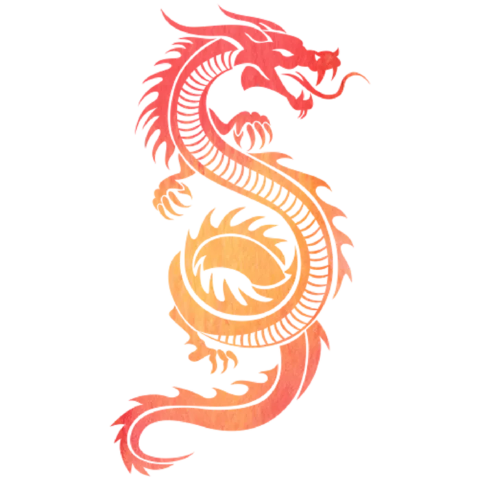 中国龙渐变