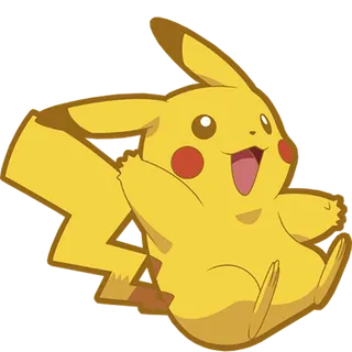 黄色宝可梦卡通素材