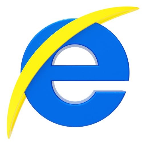 Internet Explorer 徽标 PNG免抠(3000x3000)