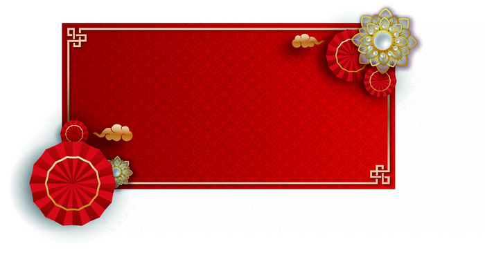 中式古典国潮来袭海报展板宣传背景图PSD设计PS模板素材