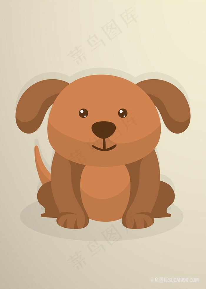 矢量水彩卡通熊插画