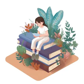 教师节书本插画