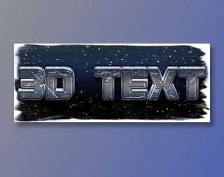 ps冰雪效果文字特效（可编辑）