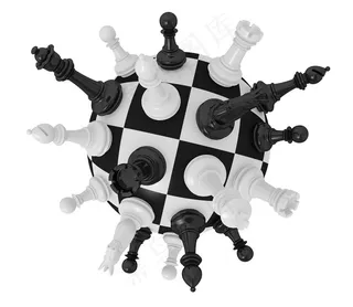 创意国际象棋高清图片