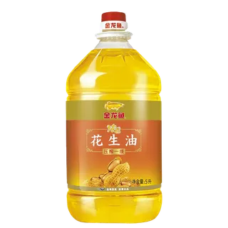 金龙鱼花生油5升 (2)超市商品白底图免抠实物摄影png格式图片透明底