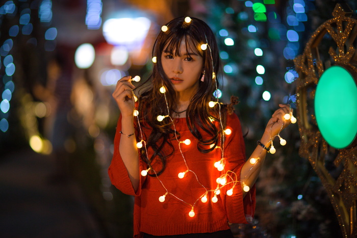 街拍清纯日本美女图片